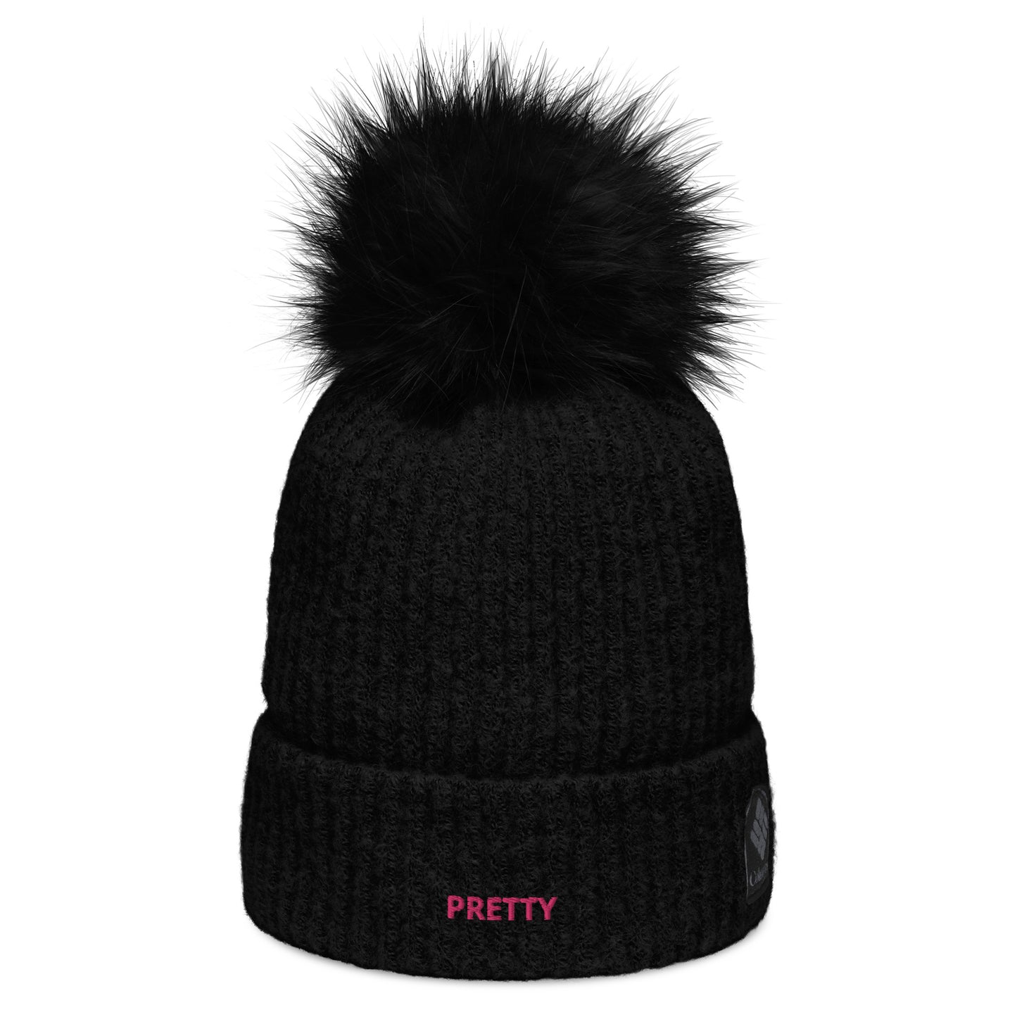 Pretty feat Columbia pom-pom beanie